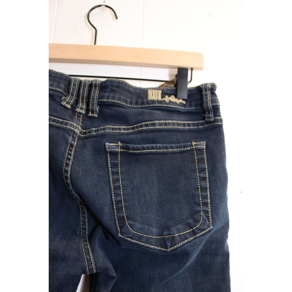 Kut From the Kloth Diana Skinny Jeans Women's Blue Mid Rise Denim Pants Size 6 - Picture 5 of 6